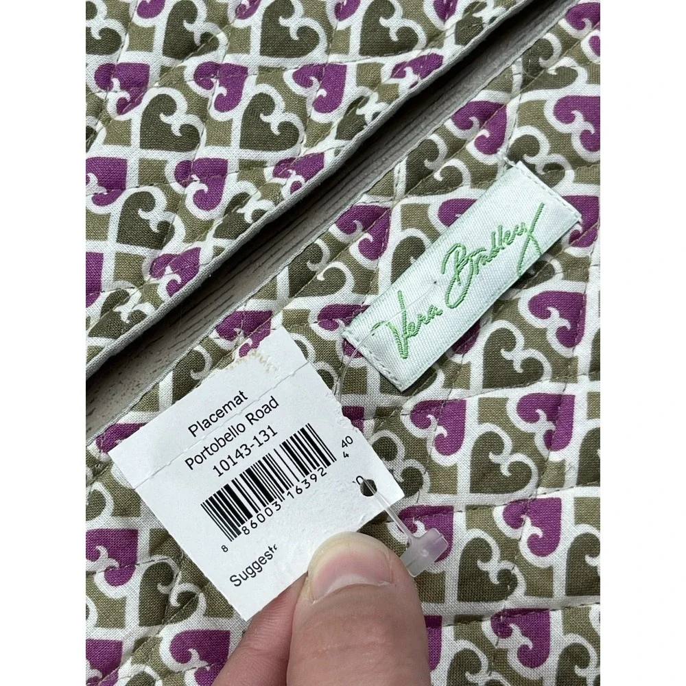 Vera Bradley 4 Quilted Place Mats Portobello Road Print - NEW